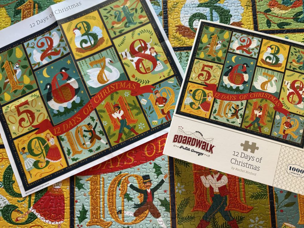 12 Days Of Christmas (JENN) - Boardwalk Puzzle Company puzzle collectible [Barcode 671095406383] - Main Image 2