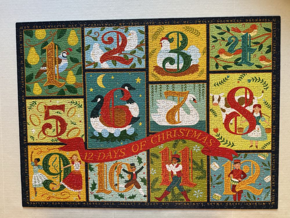 12 Days Of Christmas (JENN) - Boardwalk Puzzle Company puzzle collectible [Barcode 671095406383] - Main Image 3