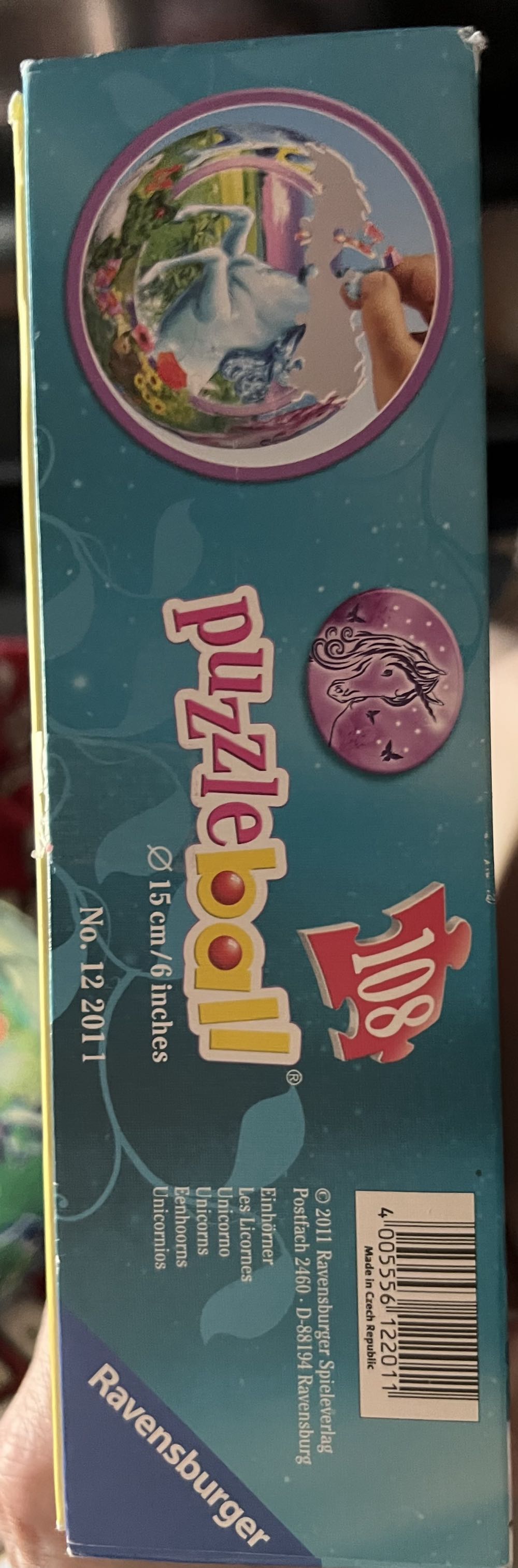 Unicorns - Ravensvurger Puzzleball puzzle collectible [Barcode 4005556122011] - Main Image 4