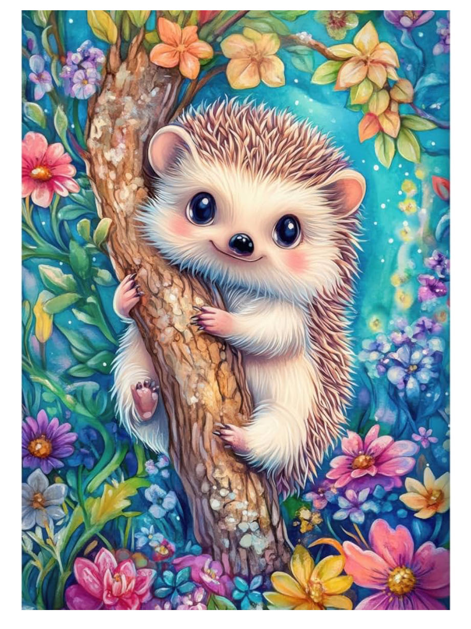 Hedgehog - TangMosaic puzzle collectible - Main Image 2