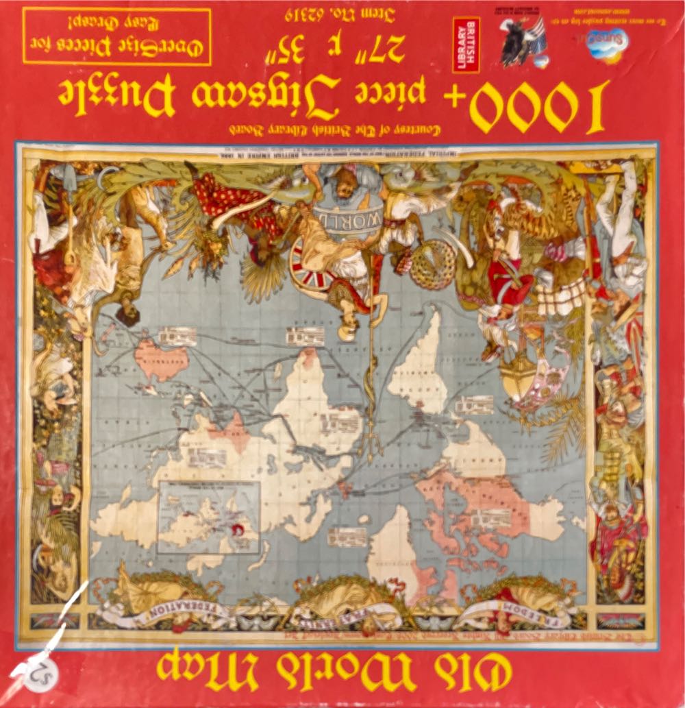 Old World Map - Suns Out puzzle collectible [Barcode 796780623194] - Main Image 2