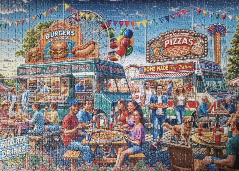 Food Trailer - Bluebird Puzzle puzzle collectible [Barcode 3663384910166] - Main Image 3