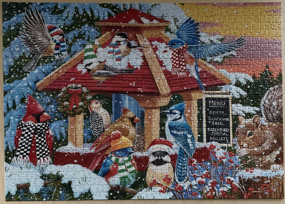 Winter Bird Buddies - Wonder Forge puzzle collectible [Barcode 4050368103802] - Main Image 2