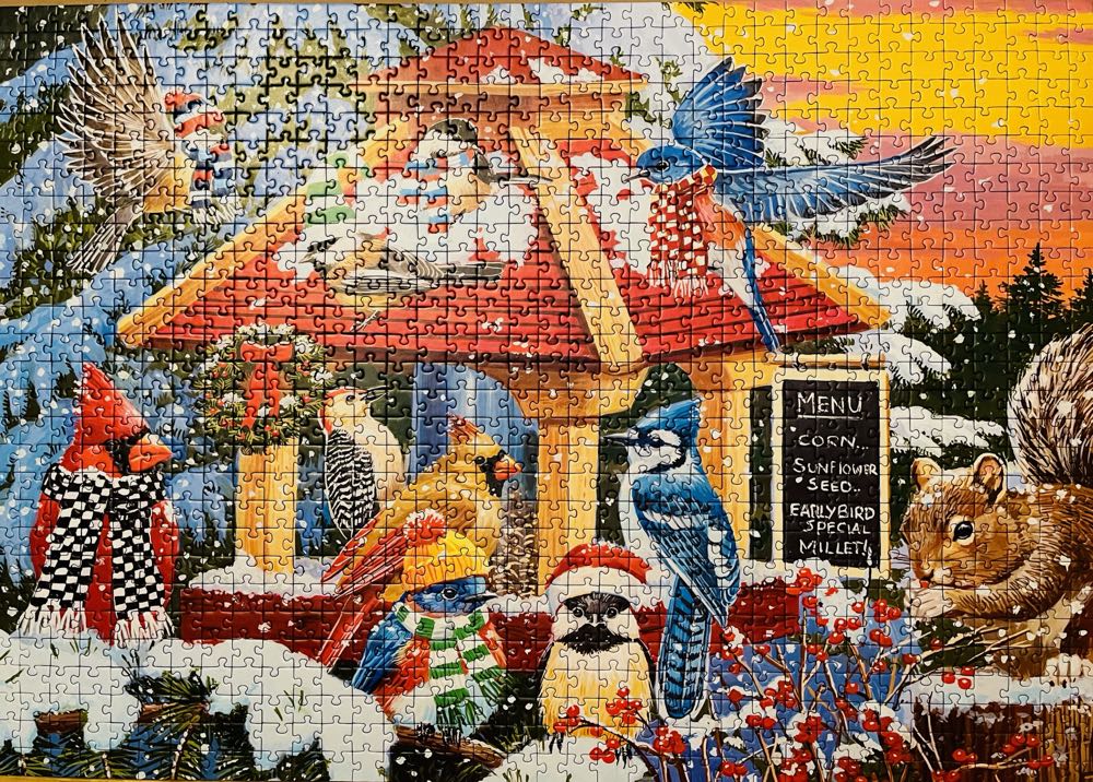 Winter Bird Buddies - Wonder Forge puzzle collectible [Barcode 4050368103802] - Main Image 3