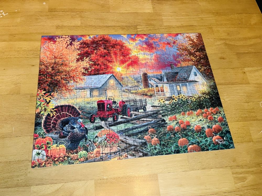 The Pumpkin Harvest ✅ - Roseart puzzle collectible [Barcode 4895145450393] - Main Image 2
