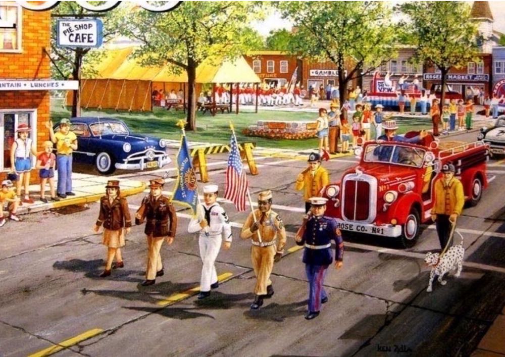 Independence Day - SunsOut puzzle collectible [Barcode 796780395626] - Main Image 2