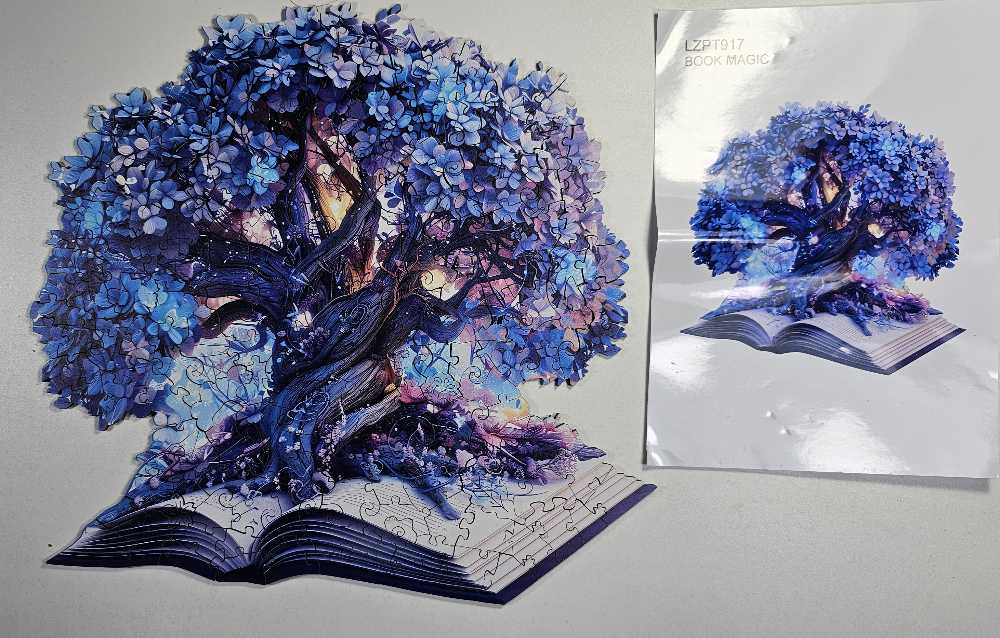 Book Magic - Wooden Puzzle puzzle collectible [Barcode 66672024010] - Main Image 3