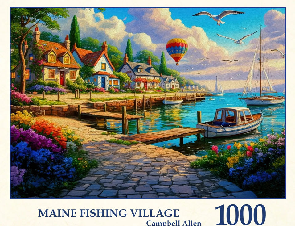 October Gave Party By Sheila Lee Elstad Piece Puzzle By George