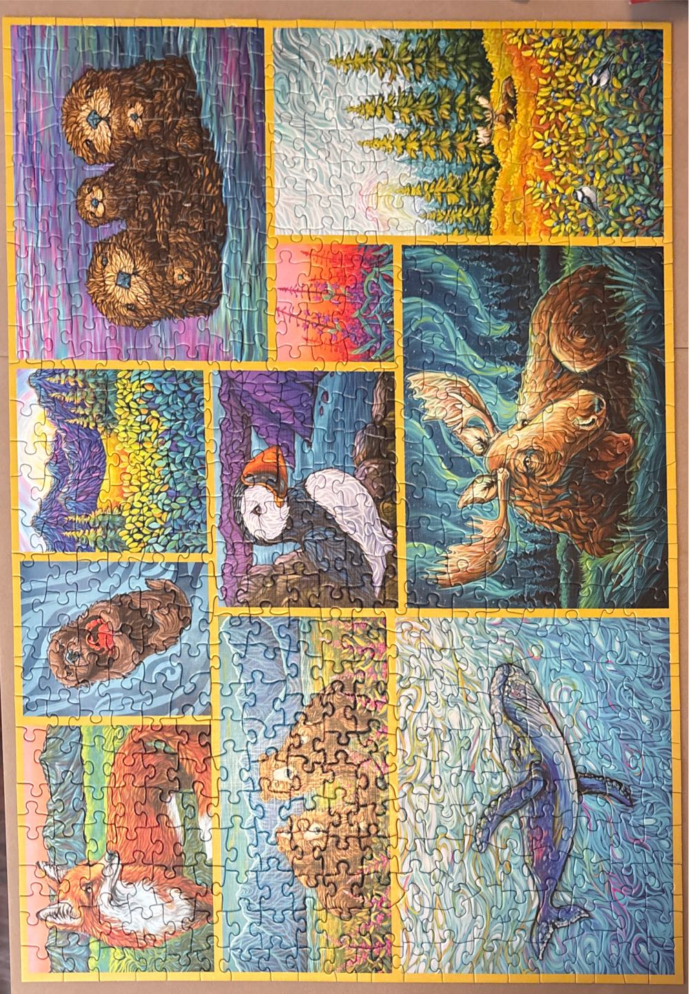 Alaskan Animals - Cobble Hill puzzle collectible [Barcode 625012451369] - Main Image 3