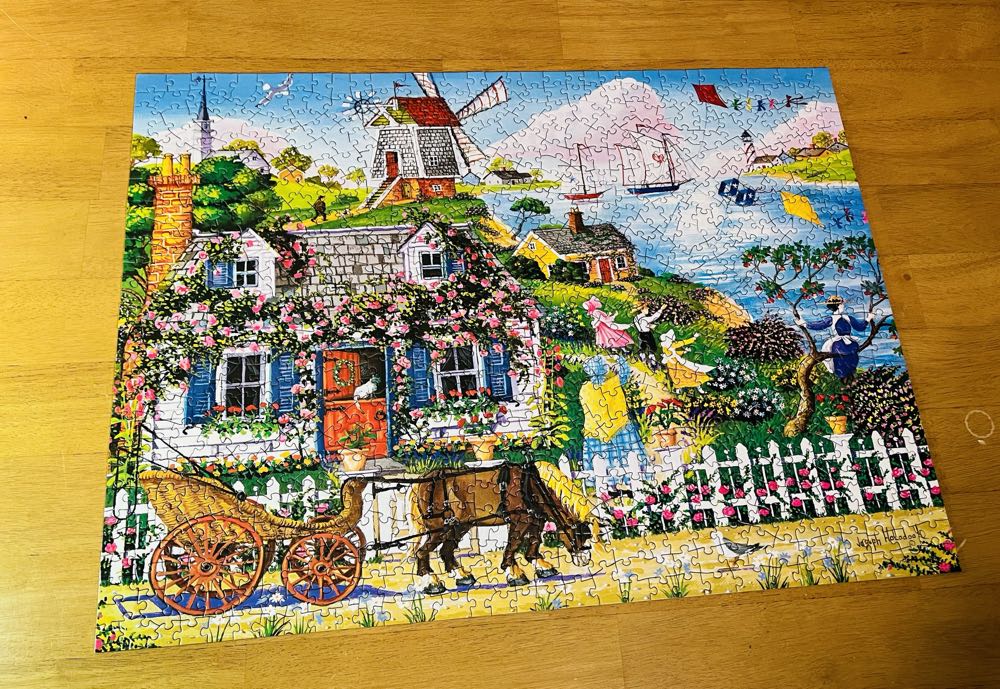 Rambling Rose Cottage✅🚪📸 - MasterPieces puzzle collectible [Barcode 705988626852] - Main Image 2