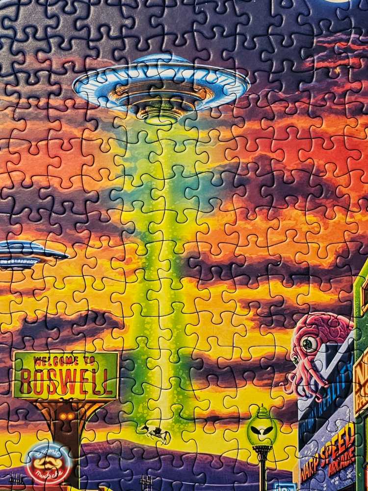 Boardwalk Puzzles Roswell Piece Jigsaw Puzzle For Adults Made In Usa - Boardwalk Puzzle Company puzzle collectible [Barcode 671095106719] - Main Image 4