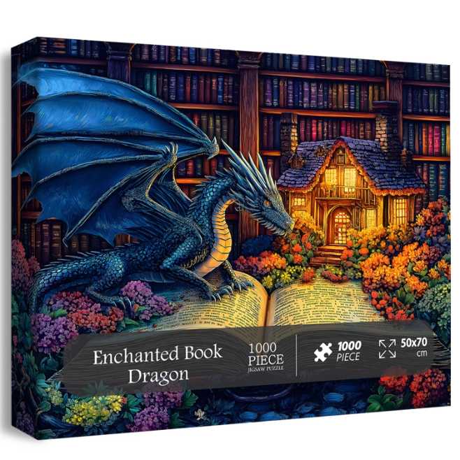 Enchanted Book Dragon - Pickforu puzzle collectible - Main Image 2