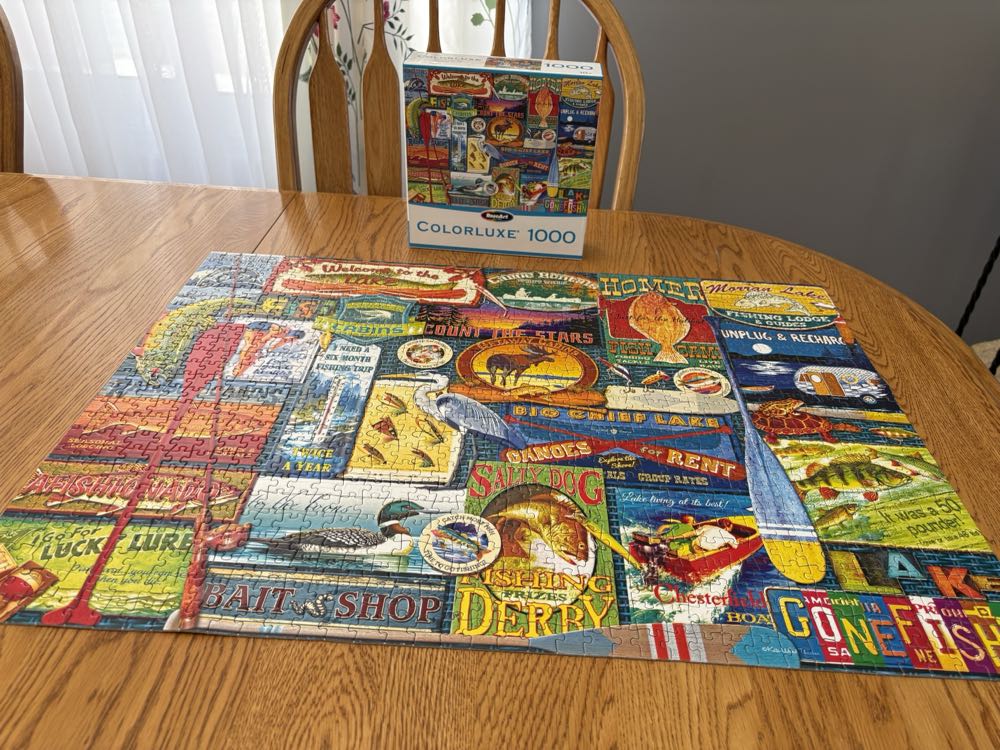 Signs at the Lake - RoseArt puzzle collectible [Barcode 4895145441582] - Main Image 3