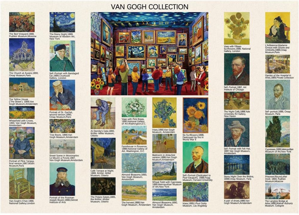Tribute to Van Gogh - BBoldin puzzle collectible - Main Image 3