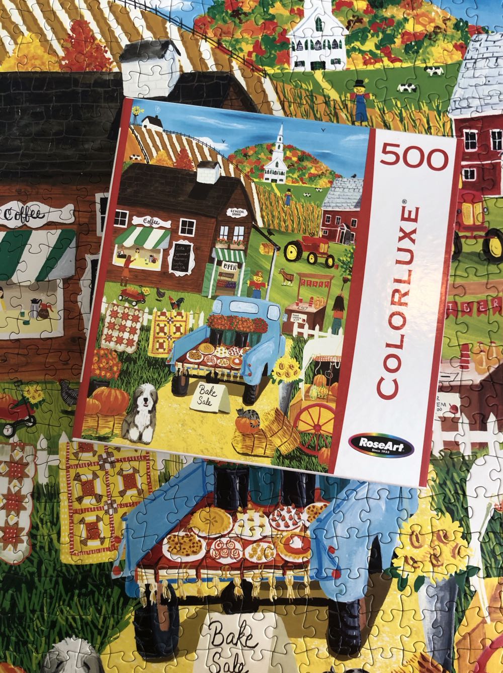 Fall Scene - Rose Art puzzle collectible - Main Image 4