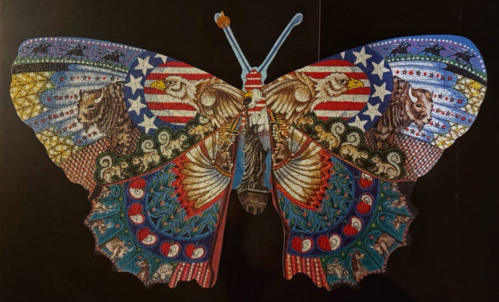 Americana Butterfly*^ - F.X. Schmid puzzle collectible [Barcode 099252780075] - Main Image 3