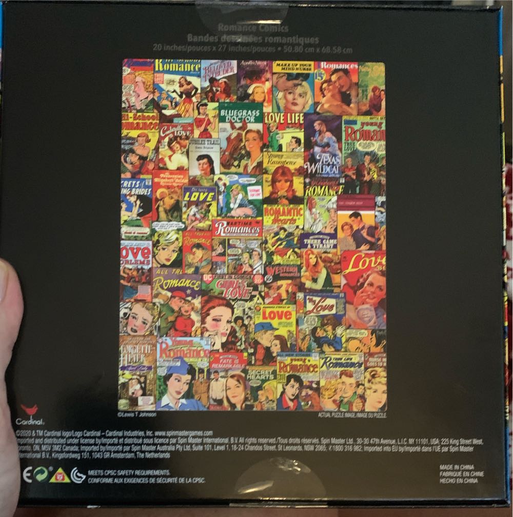 Z(SOLD) Romantic comics - Cardinal puzzle collectible - Main Image 2