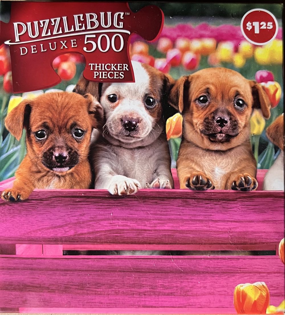 Garden Puppies - Puzzlebug Deluxe puzzle collectible - Main Image 2