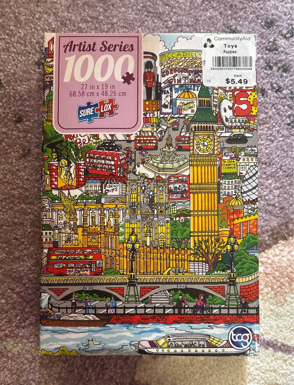 Chuckle & Roar Educational 50 Pc Floor Puzzle Spaceship Edition