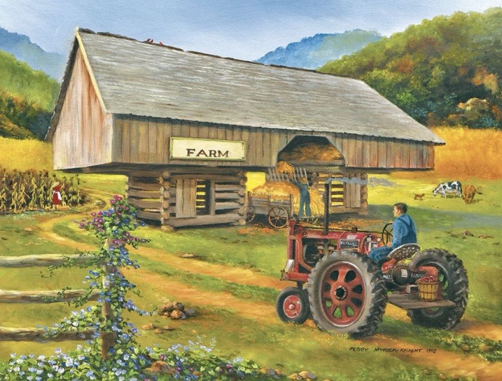 Cantilever Barn • - SunsOut puzzle collectible [Barcode 796780221574] - Main Image 2