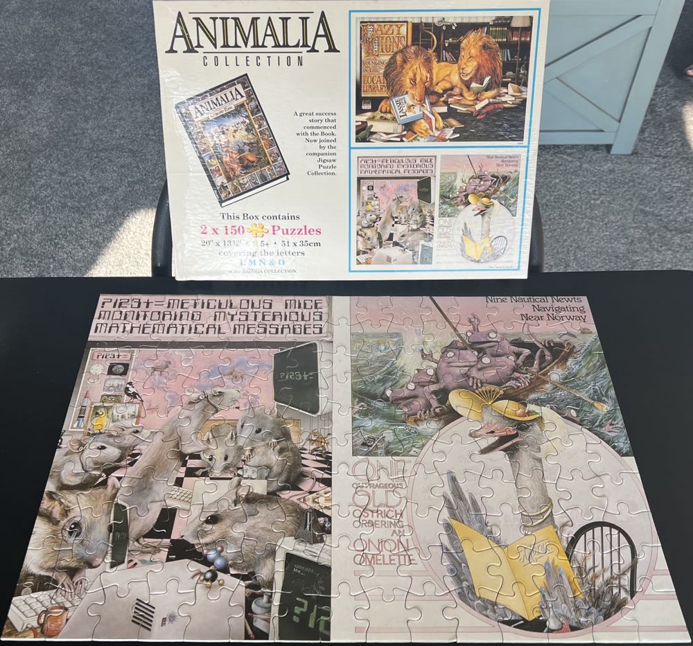 Animalia Collection-Lions Mice Newts Ostrich - Graeme Base puzzle collectible [Barcode 5014519015054] - Main Image 3