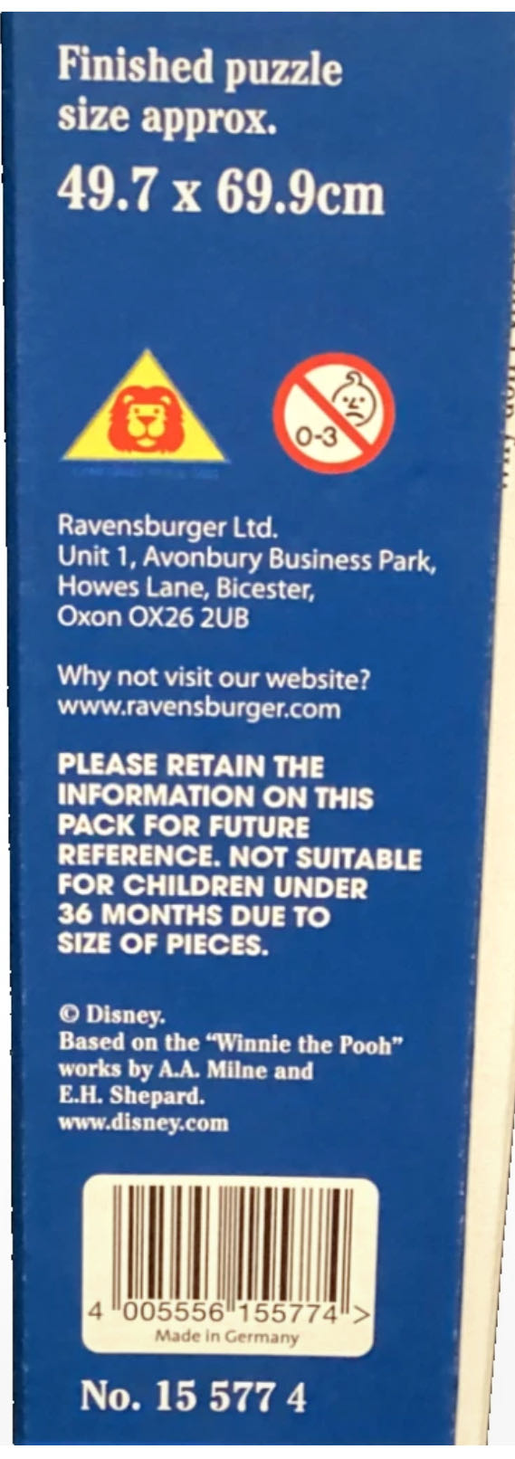 Pooh - Winnie The Pooh - Toasting Marshmellows - Ravensburger puzzle collectible - Main Image 2