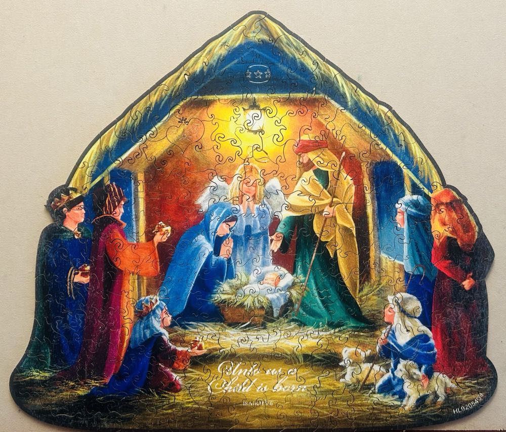 0220 Brother Sister Design Studio: Unto Us A Child Is Born - Brother Sister Design Studio puzzle collectible - Main Image 2