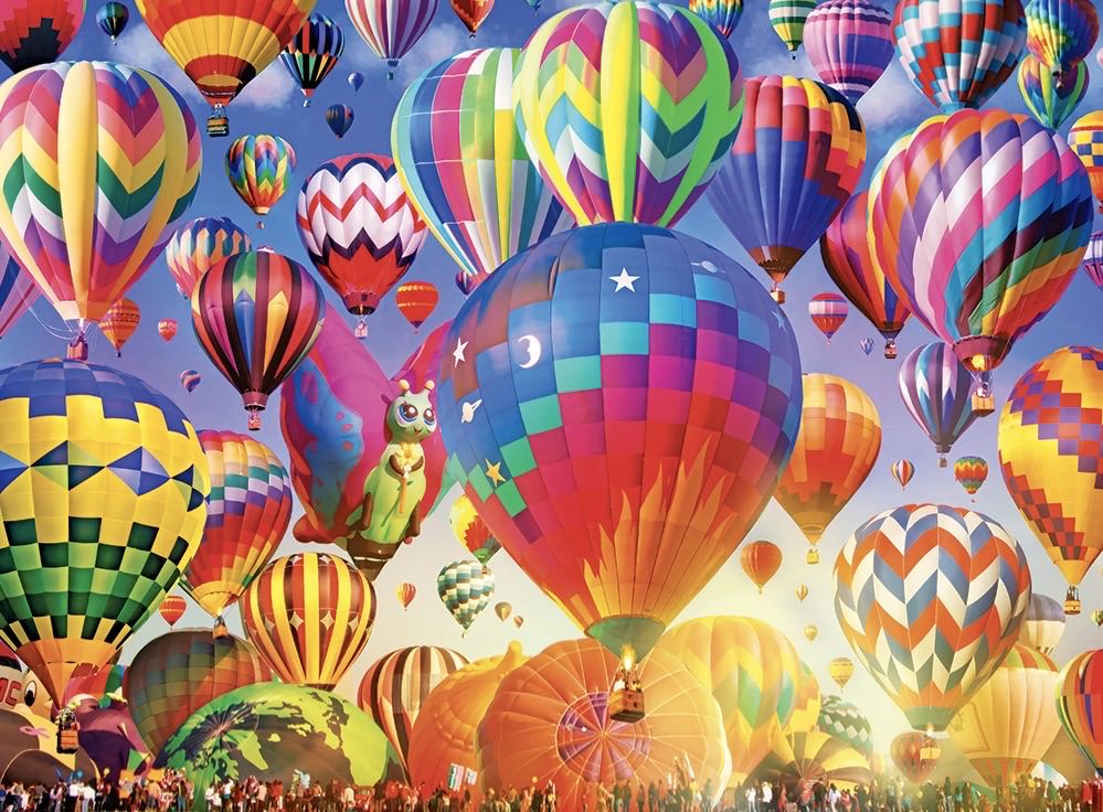 Color Palette : Ballooning Fun 🆕 - Rose Art puzzle collectible [Barcode 4895145437417] - Main Image 2