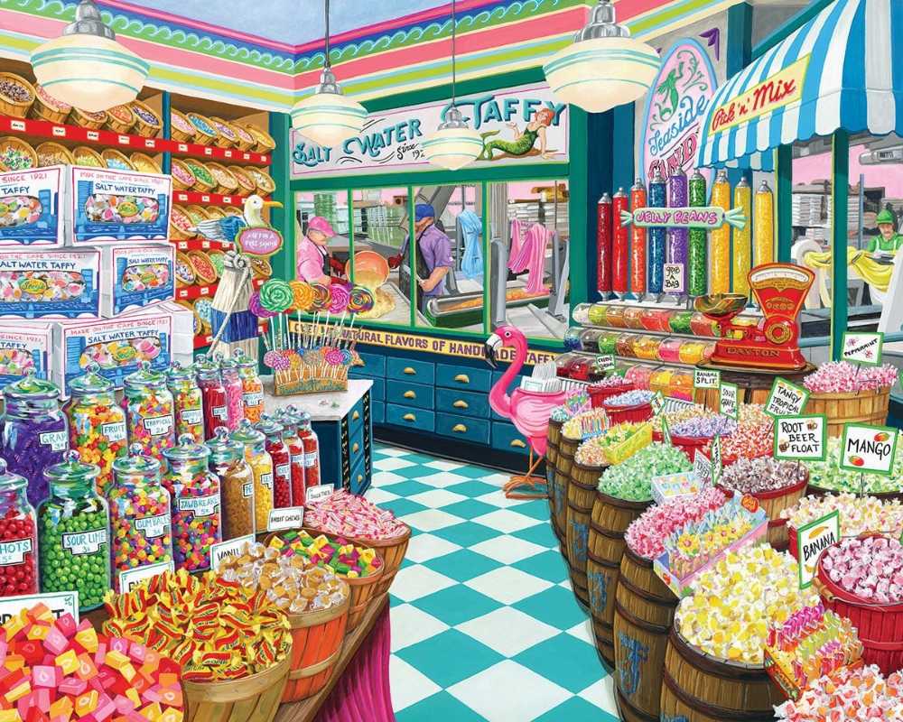 Taffy Shop 💎 - White Mountain puzzle collectible [Barcode 724819269006] - Main Image 2
