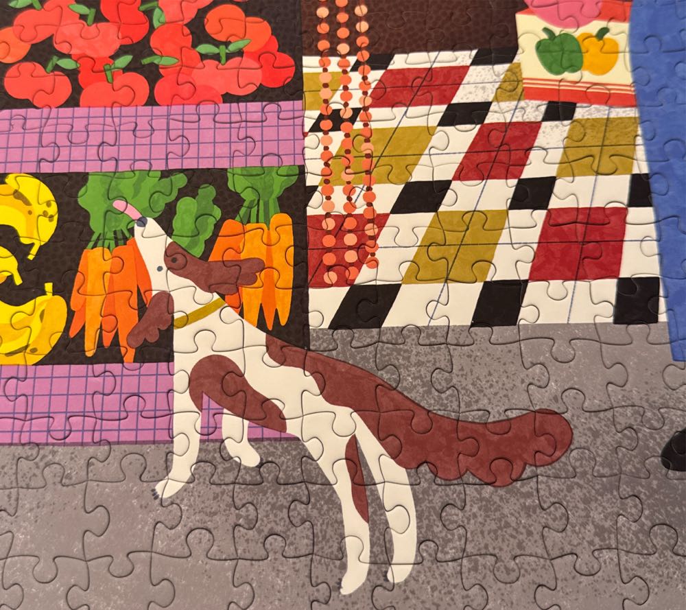 At The Market - Holiyay puzzle collectible [Barcode 990312069362] - Main Image 2