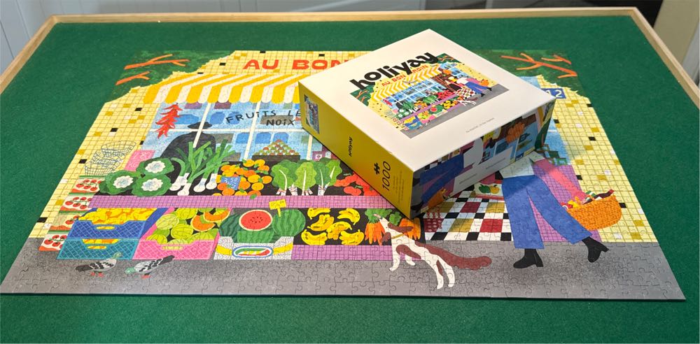 At The Market - Holiyay puzzle collectible [Barcode 990312069362] - Main Image 3