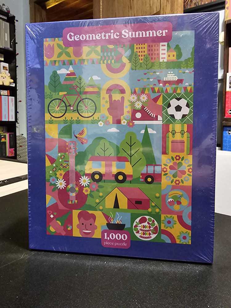 Geometric Summer - Puzzledly puzzle collectible [Barcode 199284284449] - Main Image 2