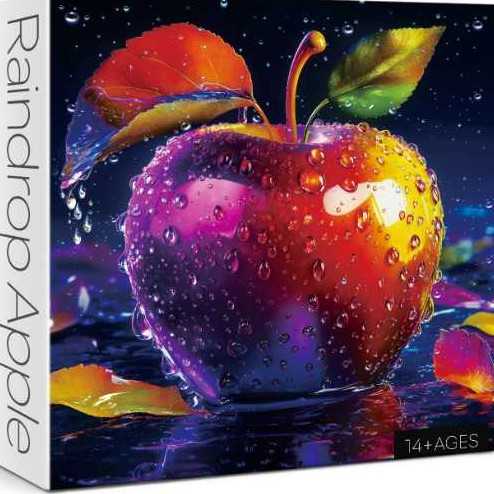 Raindrop Apple - Larkipuzz puzzle collectible - Main Image 2