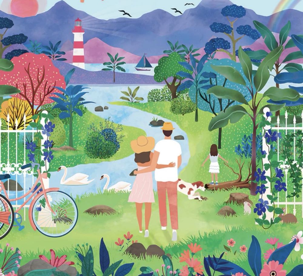 Ode To Spring 2x500 - Pieces & Peace puzzle collectible [Barcode 3667232002034] - Main Image 2