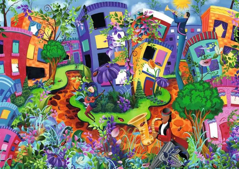 Lady Bug Lane - Ravensburger puzzle collectible [Barcode 4005555017974] - Main Image 2