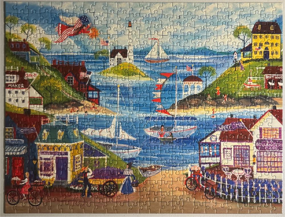 Lovely Seaside - Ravensburger puzzle collectible [Barcode 666273812827] - Main Image 2