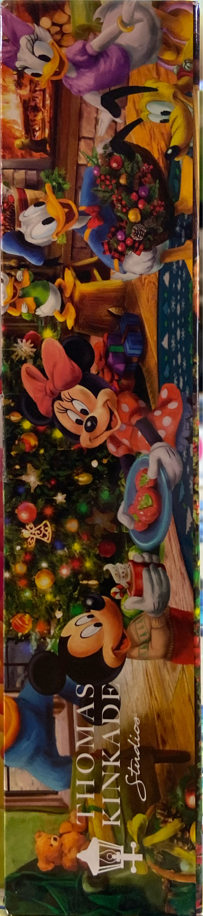 Thomas Kinkade: Mickey and Minnie Trimming the Tree - Ceaco puzzle collectible - Main Image 4