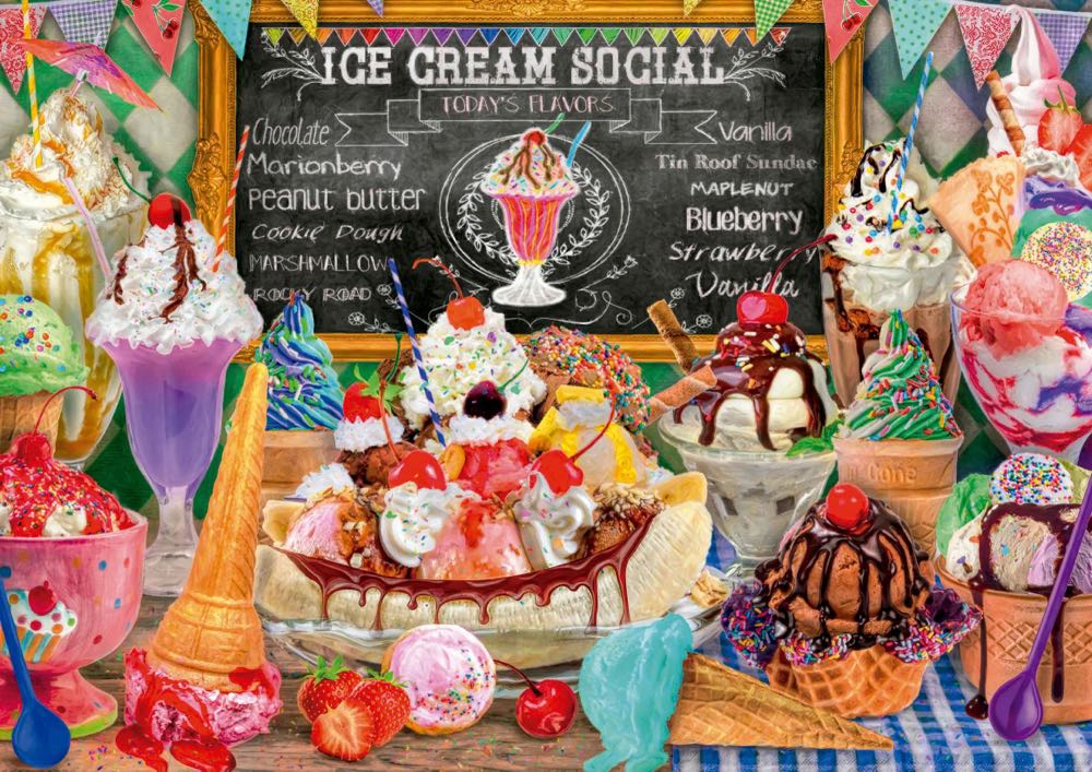 Ice Cream Shop - Educa puzzle collectible [Barcode 8412668202511] - Main Image 2
