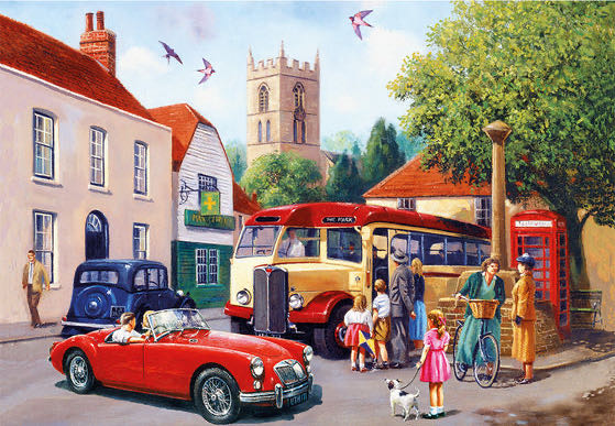 Touring The Town - Gibsons puzzle collectible [Barcode 5012269031720] - Main Image 2