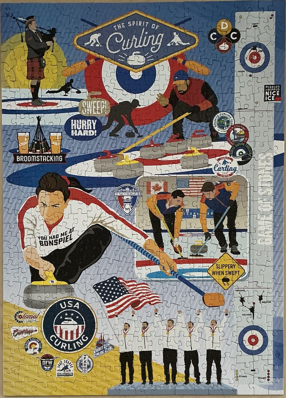 Spirit Of Curling - PuzzleTwist puzzle collectible [Barcode 614399102445] - Main Image 2