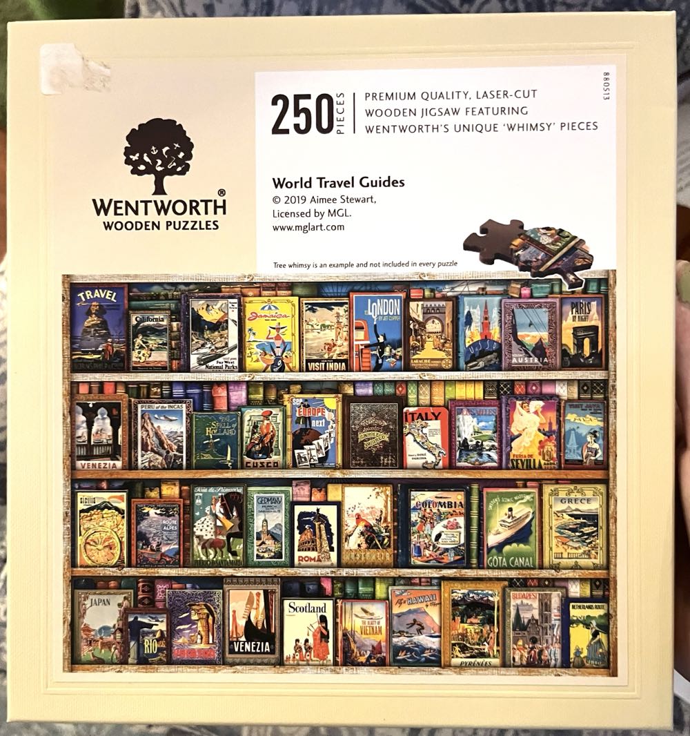 World Travel Guides - Wenthworth Wooden Puzzles puzzle collectible [Barcode 6050265354596] - Main Image 2