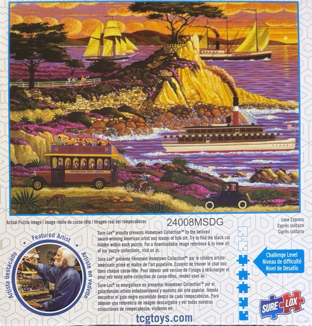 Lone Cypress - Sure-lox puzzle collectible [Barcode 686141026743] - Main Image 3