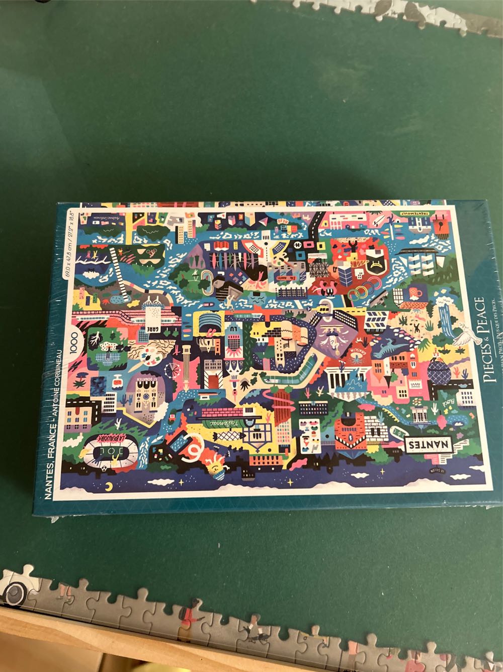 Nantes France - Pieces & Peace puzzle collectible [Barcode 3667232002331] - Main Image 3