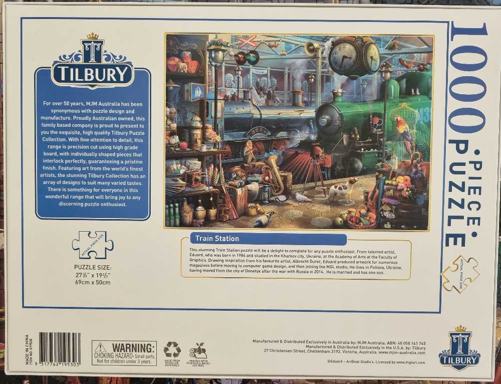 Train Station - Tilbury puzzle collectible [Barcode 9317762195303] - Main Image 3