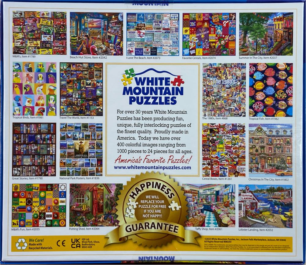 Quilt Garden - White Mountain puzzle collectible [Barcode 724819269488] - Main Image 4