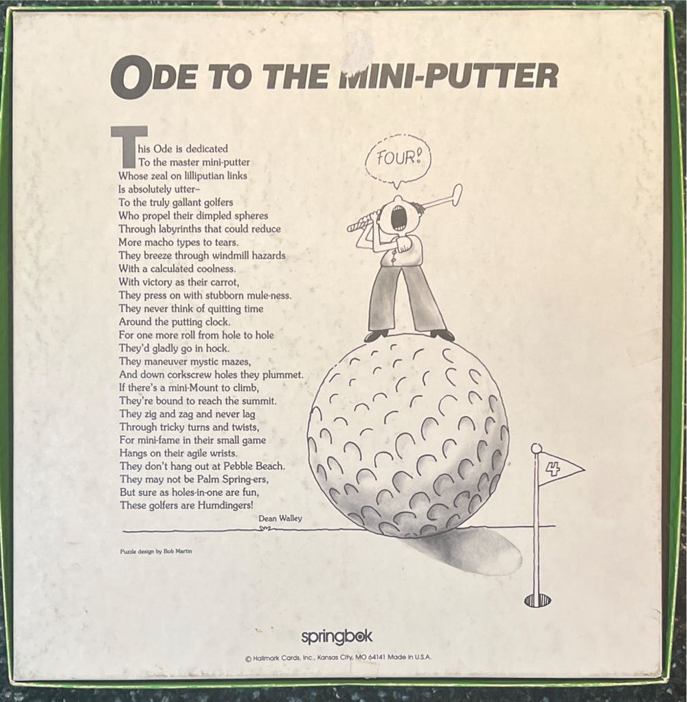 Putt-Putt Puzzle - Springbok puzzle collectible - Main Image 2