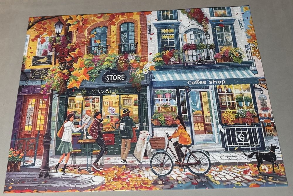 Street In Autumn  puzzle collectible - Main Image 2