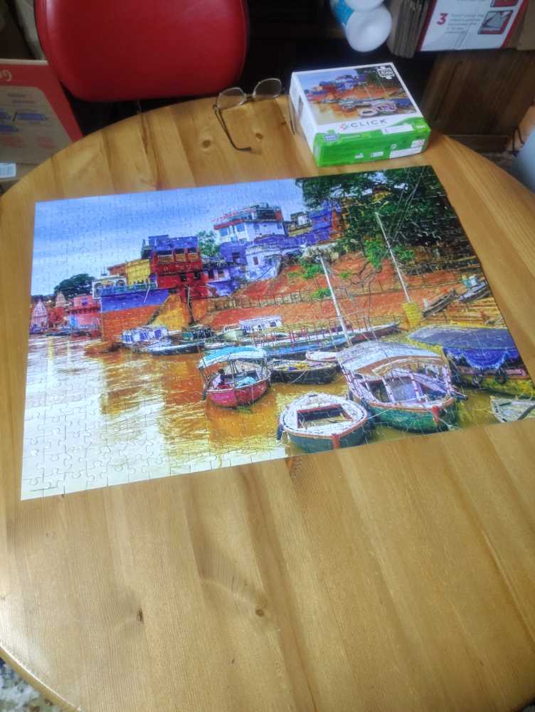 Rompecabezas/ Boats & Buildings  - Mega Puzzles puzzle collectible [Barcode 072348205089] - Main Image 4