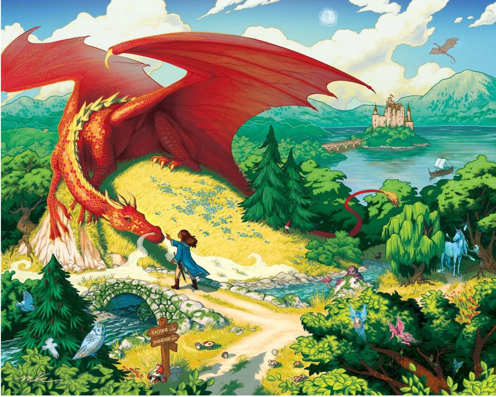 My Little Dragon 210 - Boardwalk Puzzle Company puzzle collectible [Barcode 671095906562] - Main Image 2