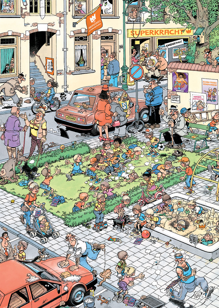 Kinderpostzegel (Children’s Postage Stamp) - Jumbo puzzle collectible - Main Image 2